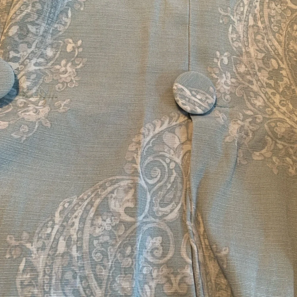 The Luxury Collection Blue and White Patterned Curtains